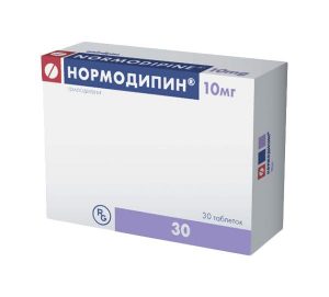 нормодипин 10 мг таблетки